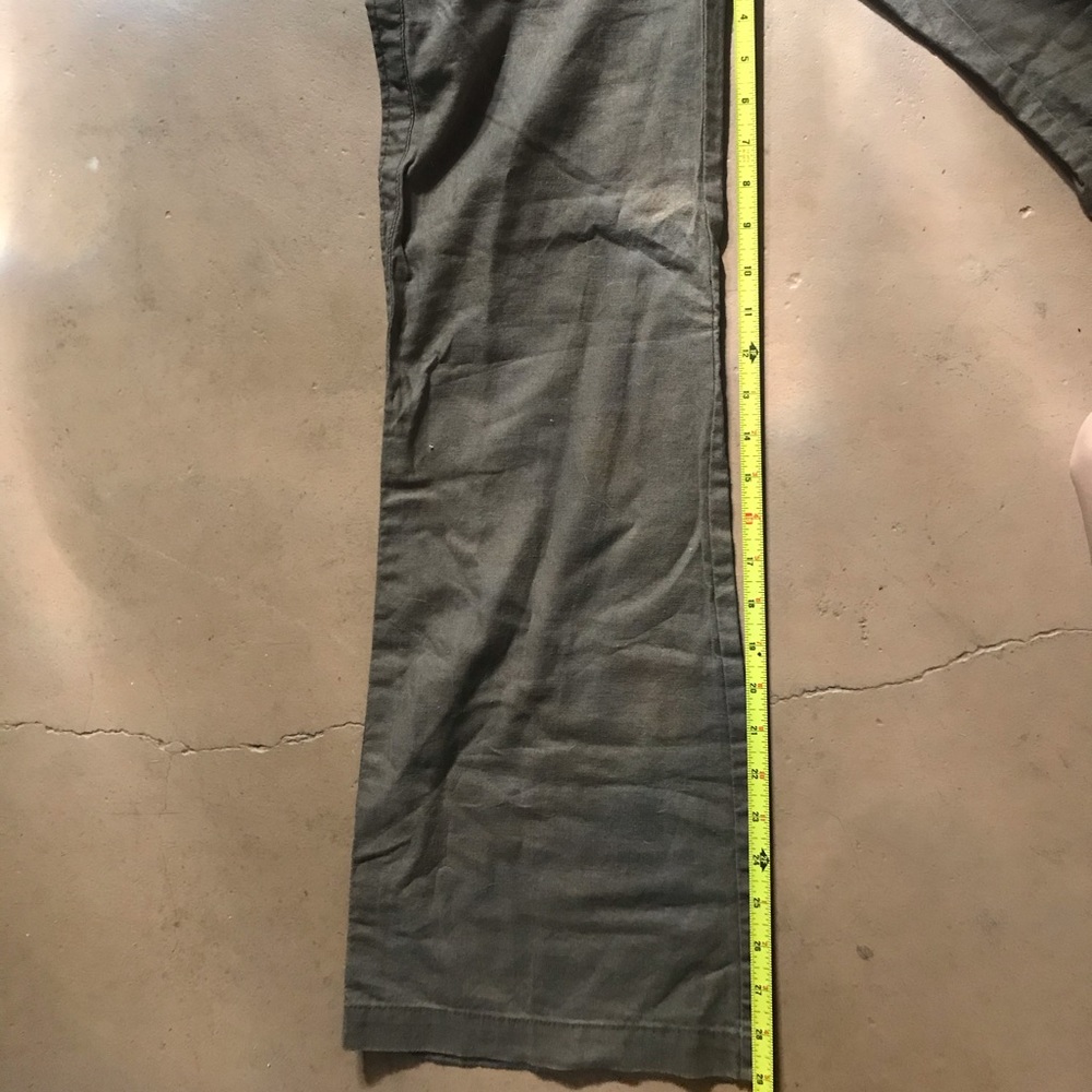 2 for $15/ H&M Brown linen wide leg pants - Picture 10 of 13